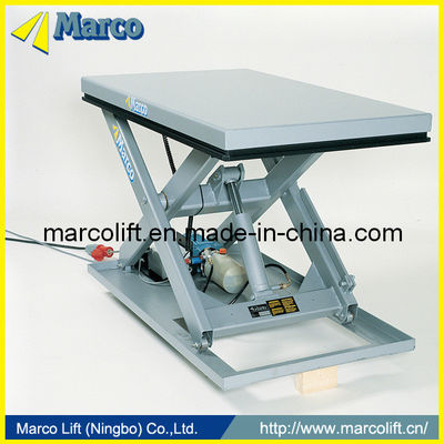 Προσαρμοσμένο αίτημα 0,5-1 τόνος Marco Single Scissor Lift Table με πιστοποίηση CE