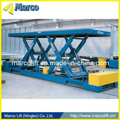 Σταθερό τραπέζι ανύψωσης Marco Twin Scissor 4 τόνων με ικανότητα μεταφοράς βάρους